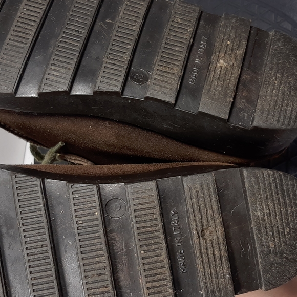 60s 70s Vintage Women's Brown Faux Fur Snow Boots Vintage Size 8 "true to size" - Picture 8 of 15